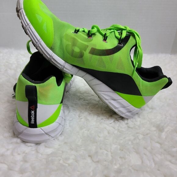 Reebok ZPump Fusion 2.0 Men's Shoes Size 9.5 Green And Black Running - Picture 5 of 10